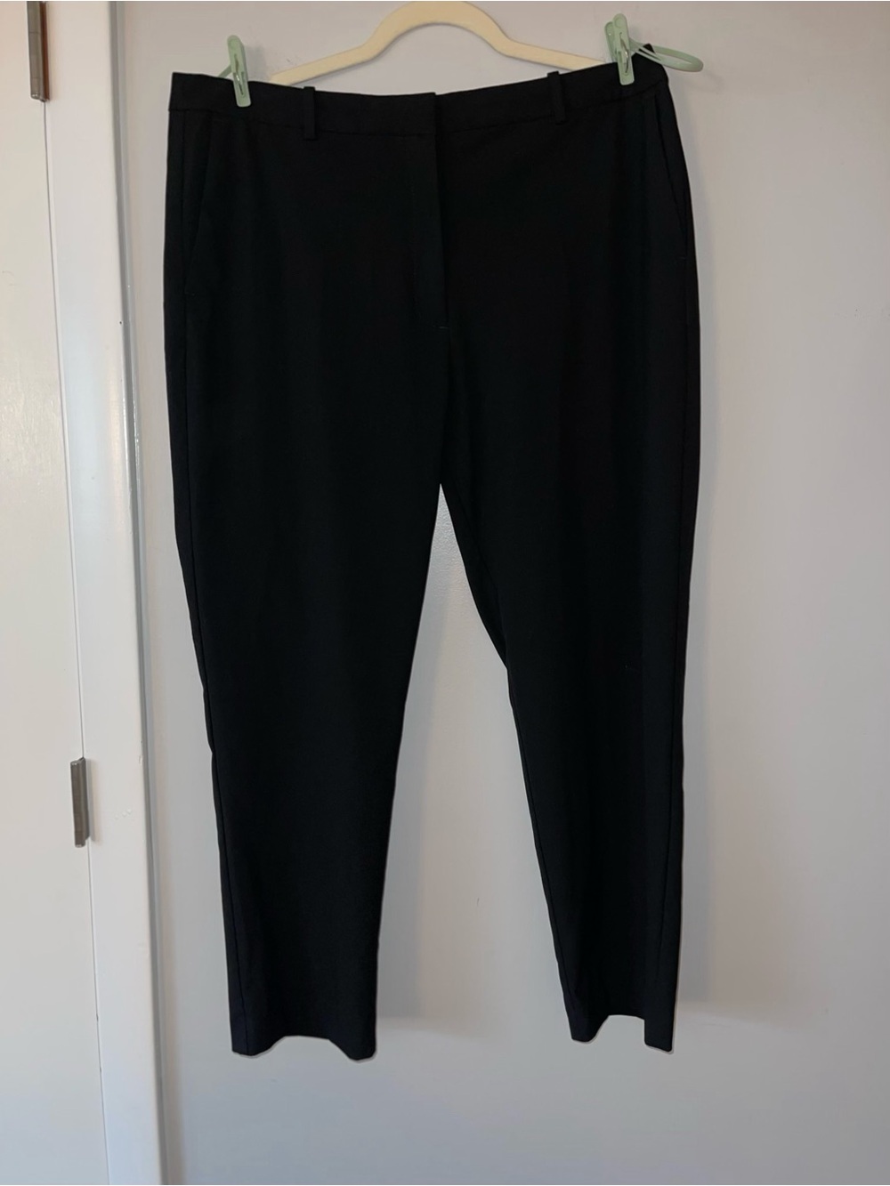 H&M Black Straight-Leg Trousers